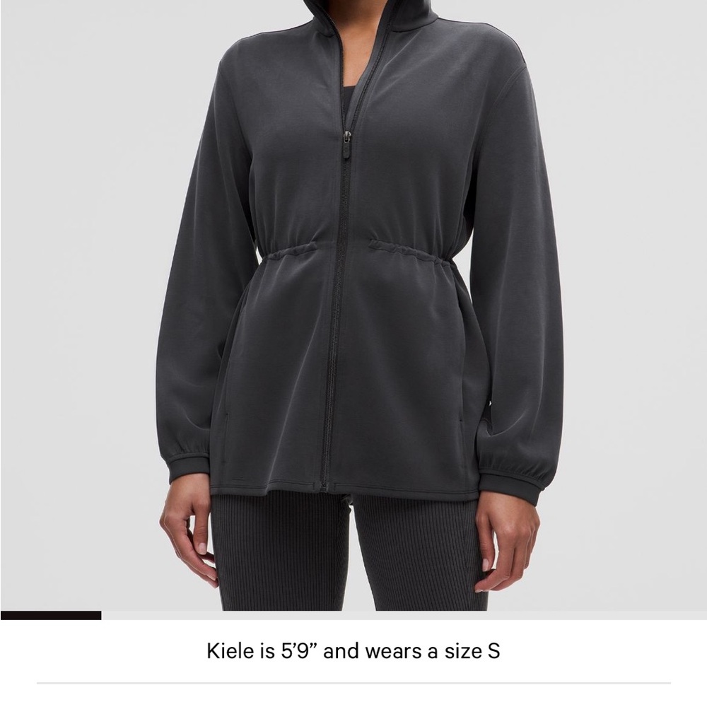 lululemon athletica Women's Gray Zip-Up Hoodie